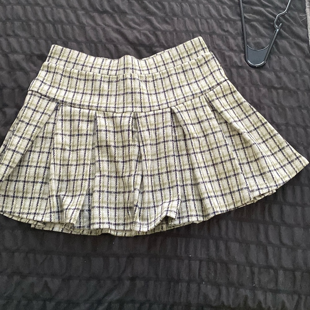 Pleated American Eagle Skirt